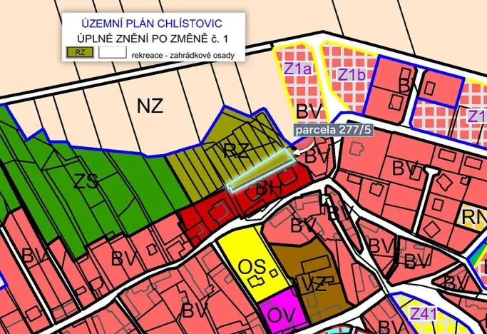 Prodej podílu zahrady, Chlístovice, 76 m2