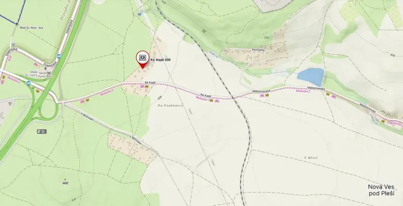 Prodej pozemku, Nová Ves pod Pleší, Ke Kapli, 1605 m2