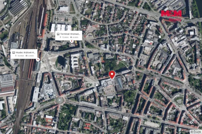 Pronájem obchodního prostoru, Hradec Králové - Pražské Předměstí, náměstí 28. října, 119 m2