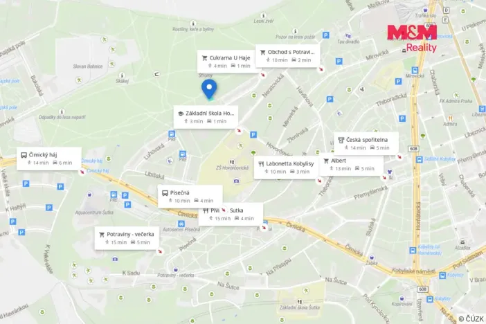 Prodej pozemku, Praha - Kobylisy, 436 m2