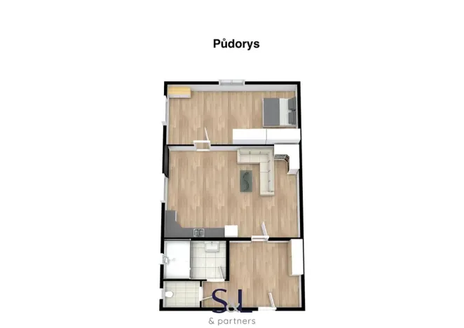 Pronájem bytu 2+kk, Nový Bor, Lesná, 49 m2