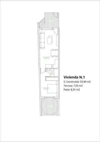 Prodej rodinného domu, San Pedro del Pinatar, Murcia, Španělsko, 53 m2