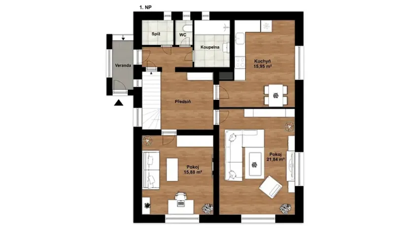 Pronájem rodinného domu, Benešov, Nezvalova, 250 m2