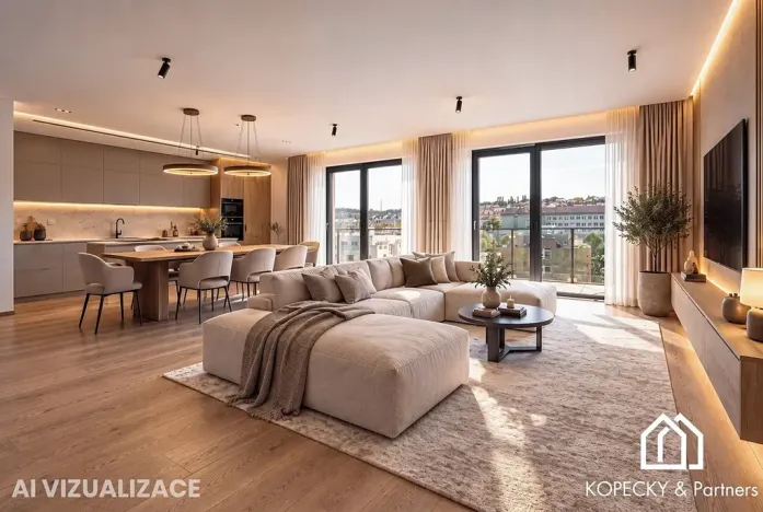 Prodej bytu 4+kk, Praha - Břevnov, Radimova, 154 m2
