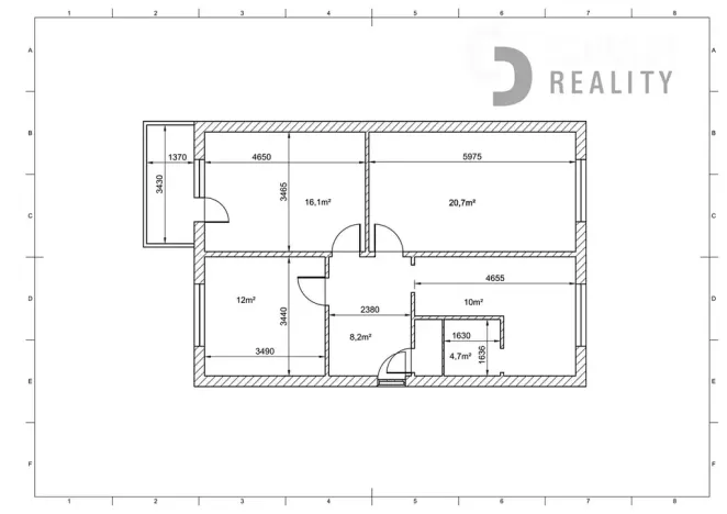 Prodej bytu 3+1, Mokrá-Horákov, 75 m2