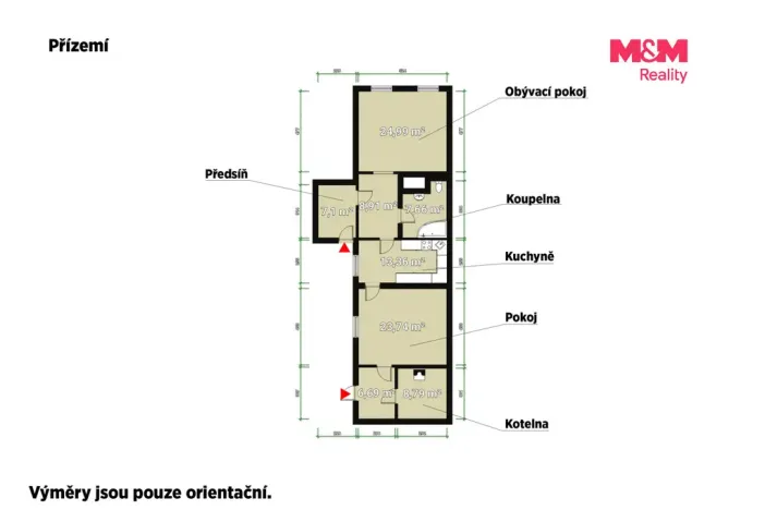 Prodej zemědělské usedlosti, Čečovice, 70 m2