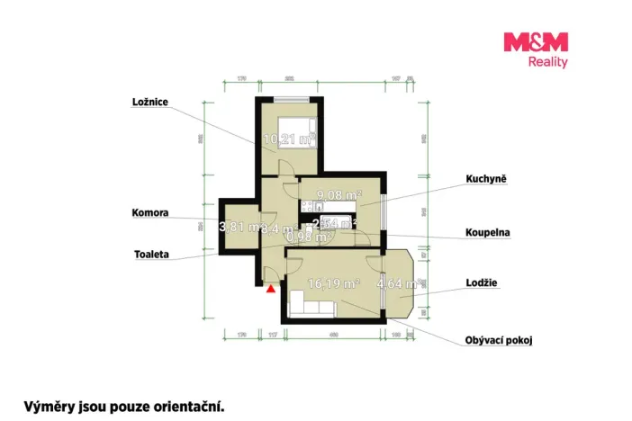 Pronájem bytu 2+1, Strakonice - Strakonice I, Heydukova, 55 m2