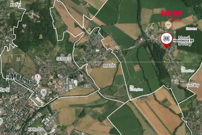 Prodej rodinného domu, Nové Dvory, Havlíčkova, 75 m2