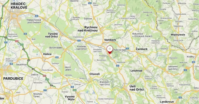 Prodej pole, Potštejn, 950 m2
