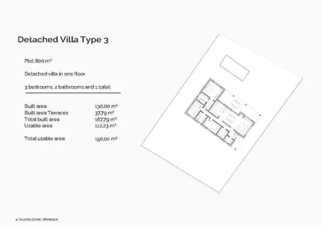 Prodej rodinného domu, Penaguila, Alicante, Španělsko, 130 m2