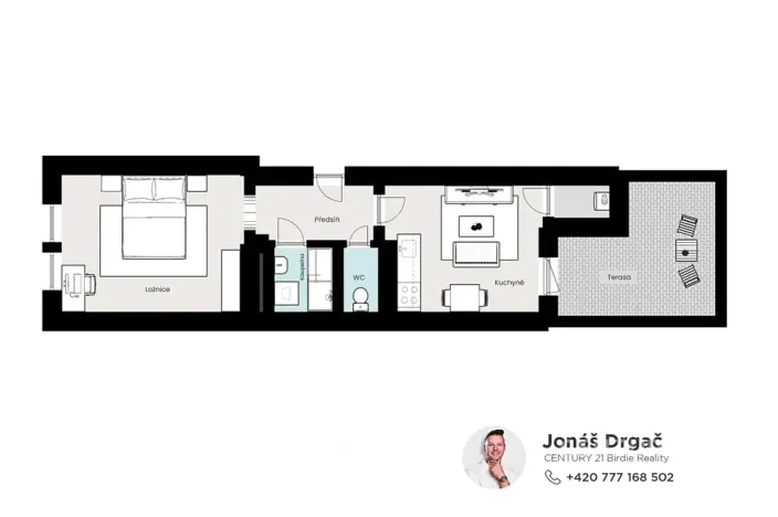 Pronájem kanceláře, Praha - Nusle, Sezimova, 50 m2