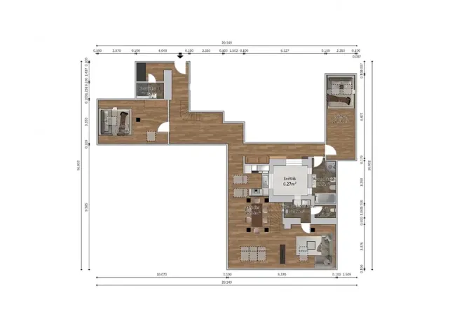 Prodej bytu 5+kk, Praha - Malá Strana, Újezd, 154 m2