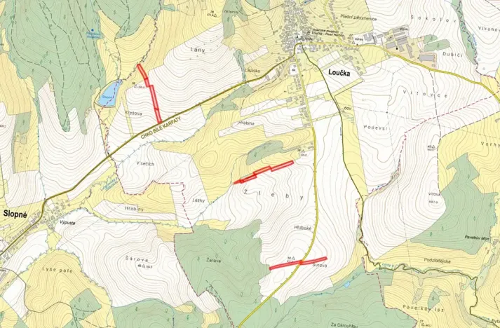 Prodej pole, Loučka, 19604 m2