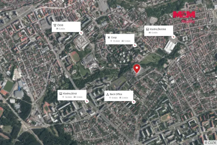 Pronájem garáže, Kladno - Kročehlavy, Bellevue, 16 m2
