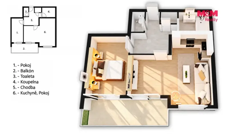 Prodej bytu 2+kk, Žacléř - Prkenný Důl, 64 m2