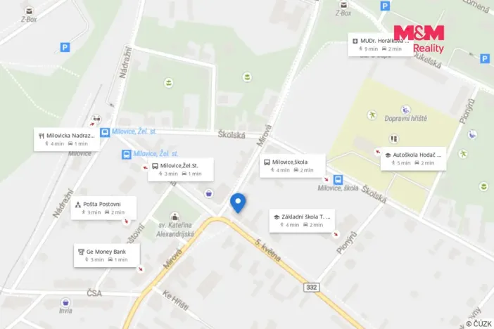 Prodej bytu 2+kk, Milovice, Mírová, 42 m2