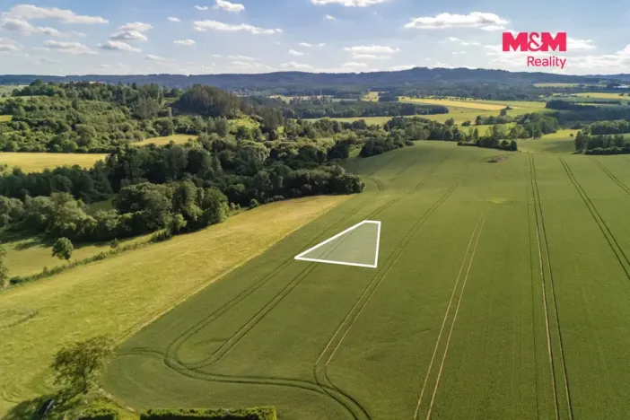 Prodej pole, Rožmitál pod Třemšínem - Skuhrov, 1439 m2