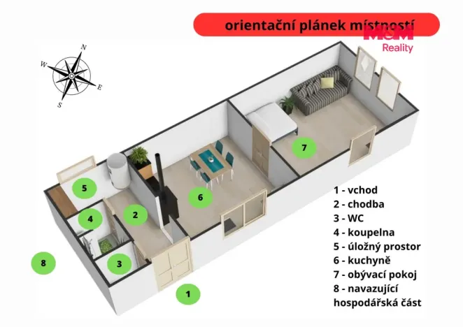 Prodej rodinného domu, Petrovice I - Újezdec, 51 m2