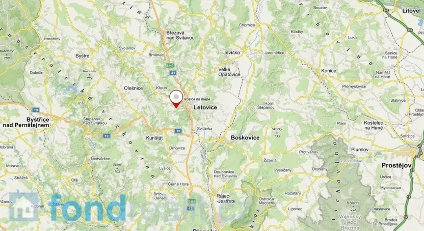 Prodej pozemku, Letovice, 25345 m2