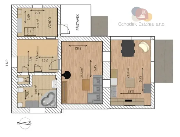 Prodej rodinného domu, Mikulášovice, 117 m2