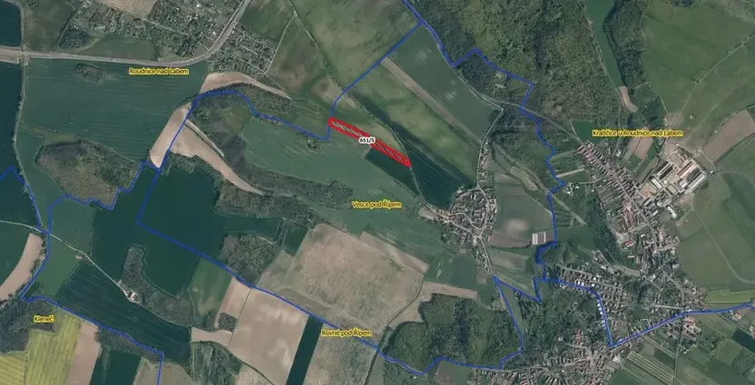 Prodej pole, Krabčice, 10600 m2