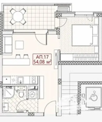 Prodej bytu 2+kk, Nesebar, Bulharsko, 47 m2