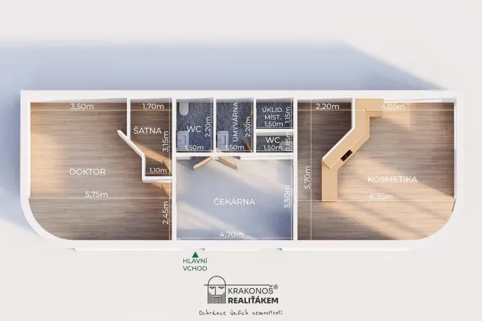 Pronájem komerční, Hranice - Hranice I-Město, Tř. 1. máje, 96 m2