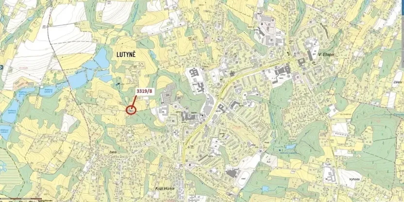 Dražba pozemku, 152 m², Orlová