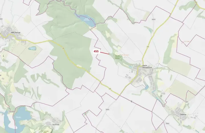 Dražba lesa, Horní Dunajovice, 151 m2