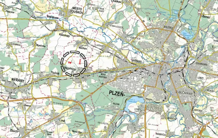 Prodej pole, Vejprnice, 7399 m2