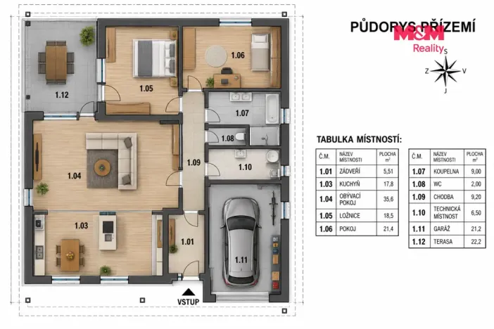 Prodej rodinného domu, Všemyslice - Neznašov, 125 m2