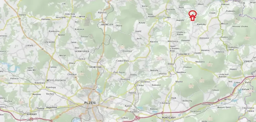 Prodej lesa, Kladruby nad Labem, 11916 m2
