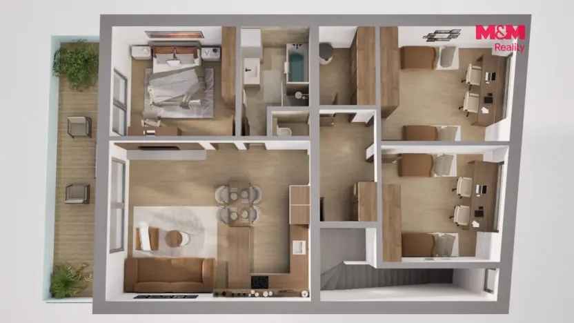 Prodej pozemku pro bydlení, Moravský Krumlov, Palackého, 343 m2