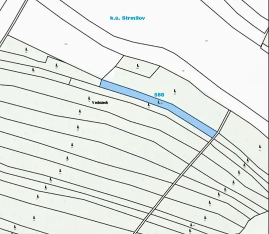 Prodej lesa, Strmilov, 2392 m2