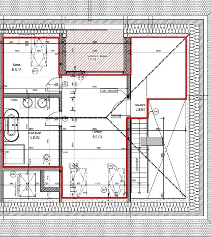 Pronájem bytu 2+kk, Praha - Nusle, Čiklova, 52 m2