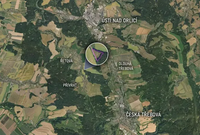 Prodej louky, Přívrat, 3433 m2