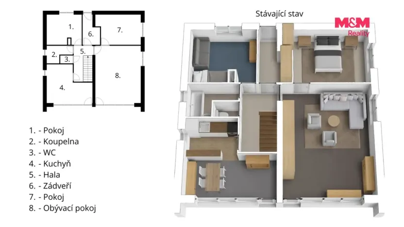 Prodej rodinného domu, Staré Hodějovice, Kohoutova, 189 m2