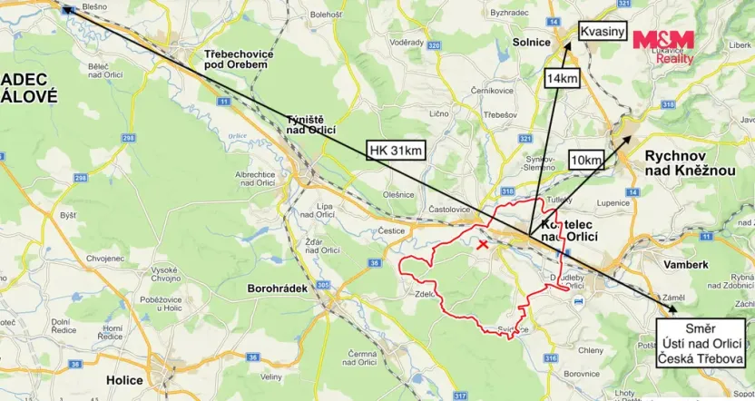 Pronájem bytu 3+kk, Kostelec nad Orlicí, Pelclova, 85 m2