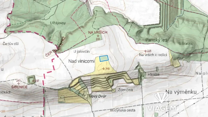 Prodej podílu pole, Cítov, 502 m2