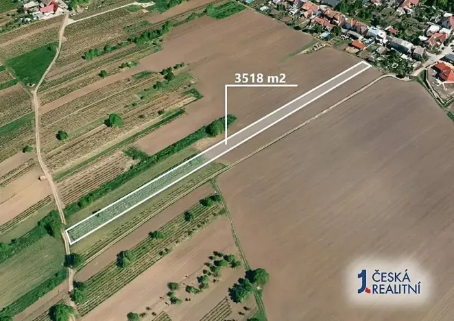 Prodej podílu pole, Hrušky, 293 m2