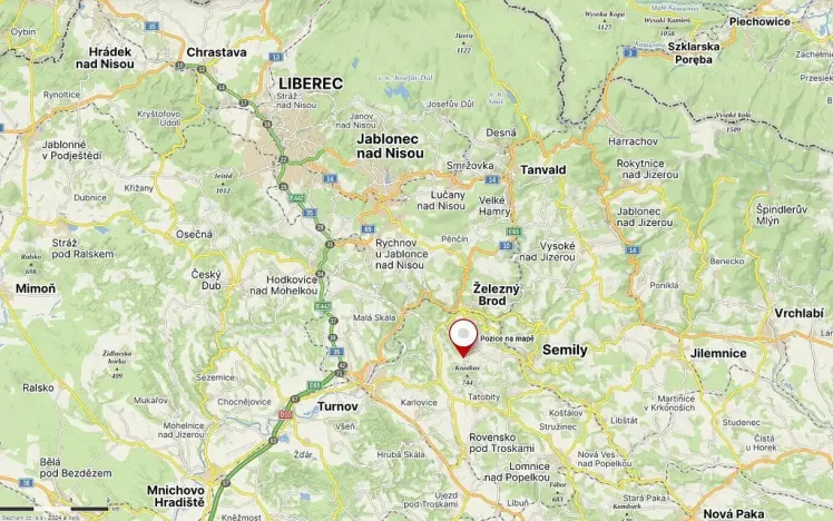Prodej pole, Mírová pod Kozákovem - Vesec, 14714 m2