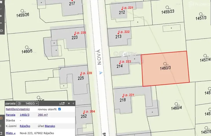 Prodej pozemku pro bydlení, Ráječko, Nová, 651 m2