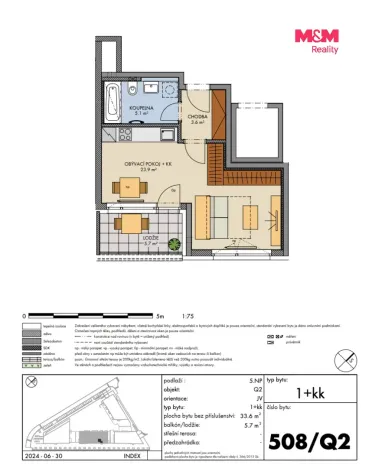 Prodej bytu 1+kk, Praha, Gollové, 34 m2