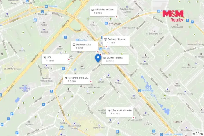 Prodej bytu 3+1, Praha - Střížkov, Rumburská, 64 m2