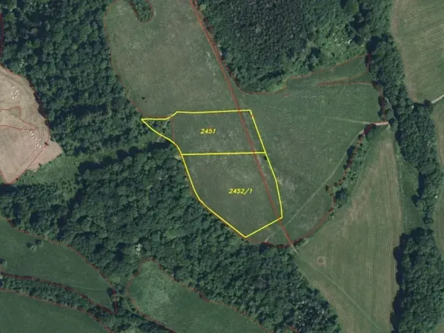 Dražba louky, Mírová pod Kozákovem, 14714 m2