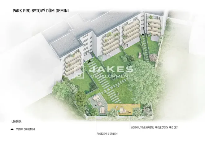 Pronájem bytu 2+kk, Kolín, Zengrova, 48 m2