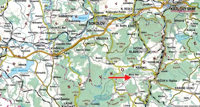Prodej pozemku pro bydlení, Nová Ves, 1713 m2