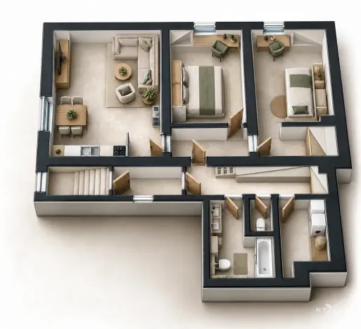 Prodej bytu 3+kk, Černolice, Ke dvoru, 76 m2