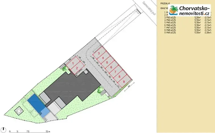 Prodej bytu 3+kk, Novalja, Chorvatsko, 66 m2