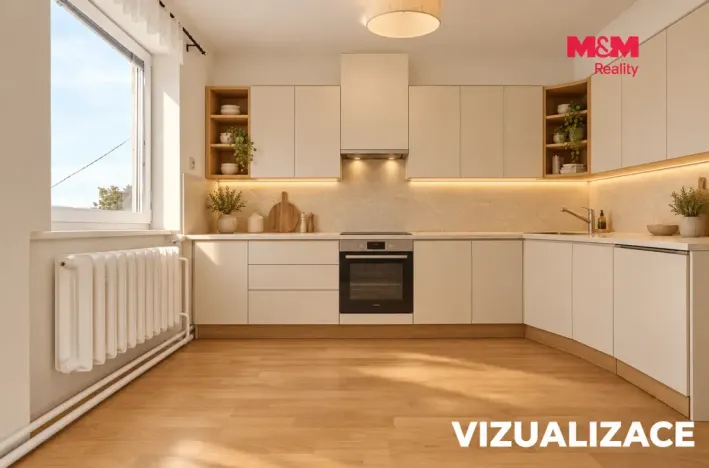 Prodej bytu 3+1, Velká Bystřice, Na Letné, 60 m2